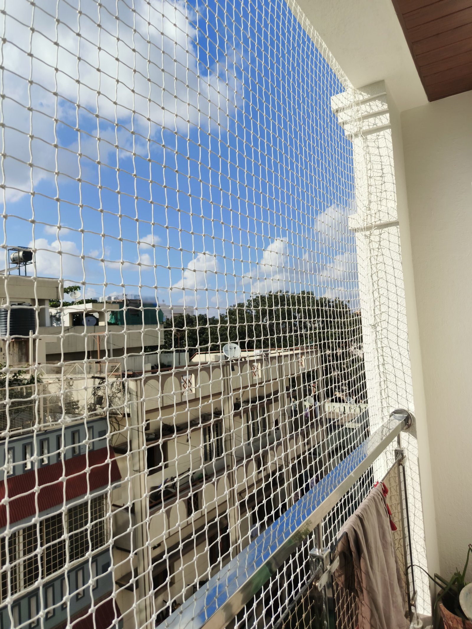 Balcony Safety Nets completed installation