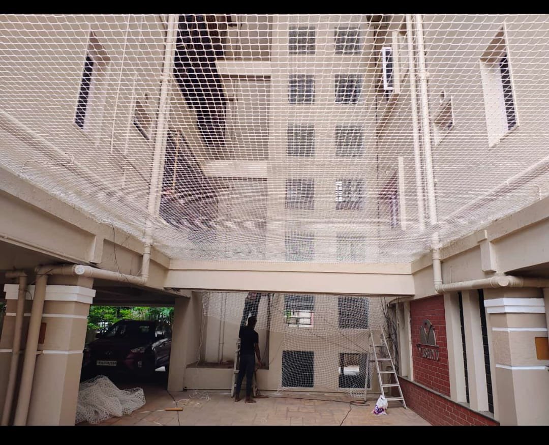 Duct Area Safety Nets completed installation